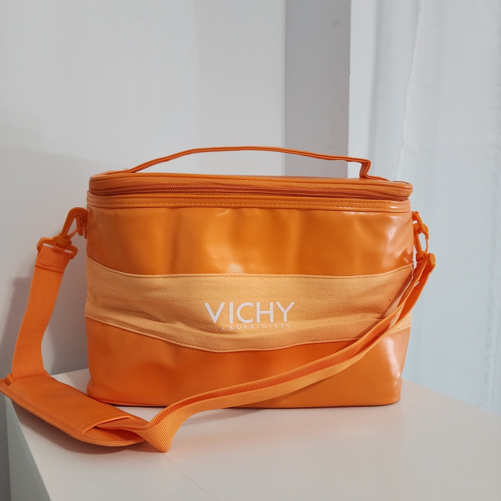 Vichy Insulated Beach Lunch Cooler Picnic Bag